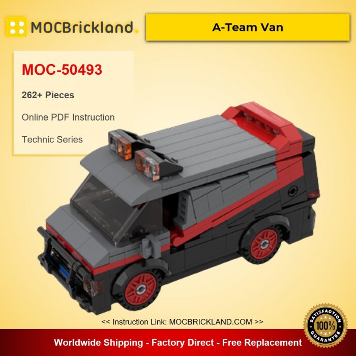 Technic MOC-50493 A-Team Van by Flashback_Bricks MOCBRICKLAND