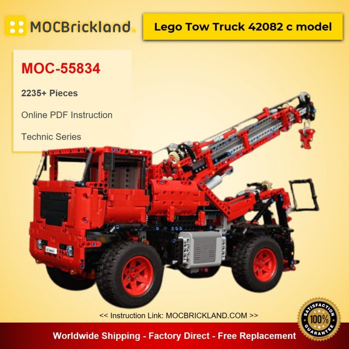 Technic MOC-55834 Tow Truck 42082 C model by the_lego_technic_channel MOCBRICKLAND