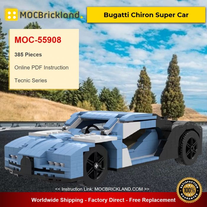Technic MOC-55908 Bugatti Chiron Super Car by Giganbrick MOCBRICKLAND