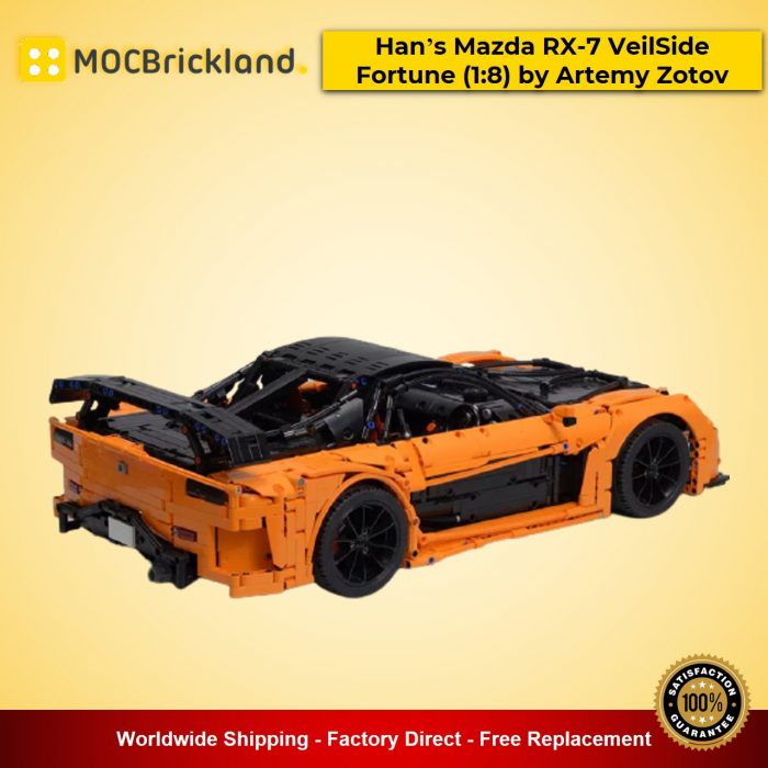Technic MOC-57488 Han’s Mazda RX-7 VeilSide Fortune (1:8) by Artemy Zotov MOCBRICKLAND