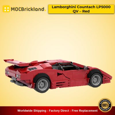 technic moc 57851 lamborghini countach lp5000 qv red version by rastacoco mocbrickland 3014