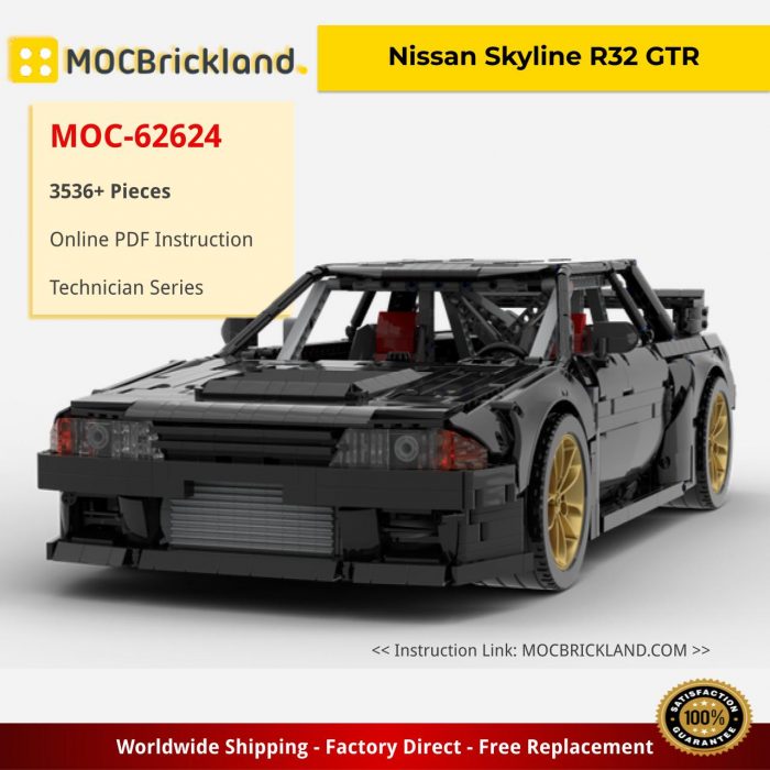 Technic MOC-62624 Nissan Skyline R32 GTR by Gray_Gear MOCBRICKLAND