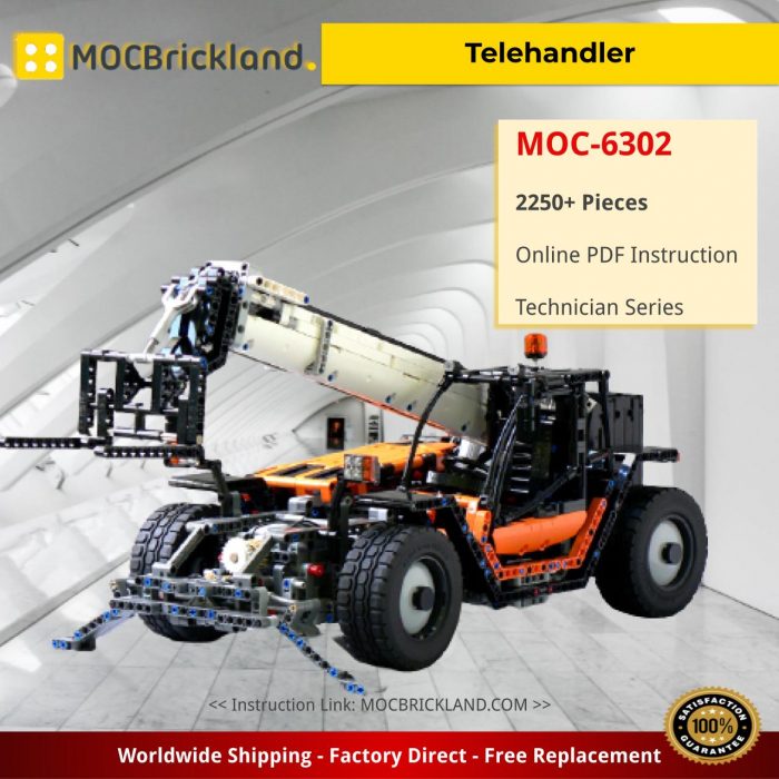 Technic MOC-6302 Telehandler by Lipko MOCBRICKLAND