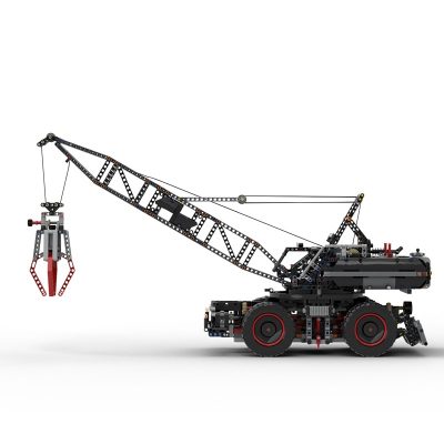 technic moc 63853 wheeled harbour crane 42082 rough terrain crane c model by klimax mocbrickland 2649