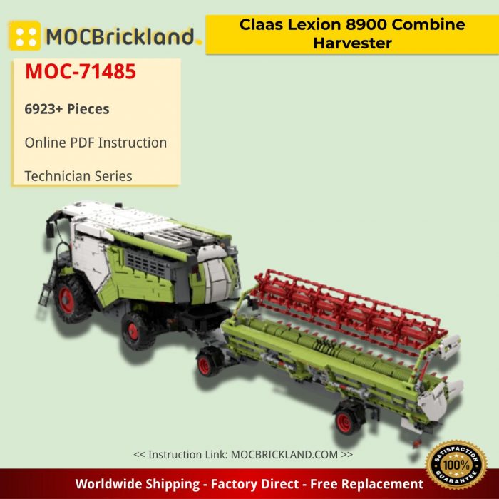 Technic MOC-71485 Claas Lexion 8900 Combine Harvester by Kneisibricks MOCBRICKLAND 