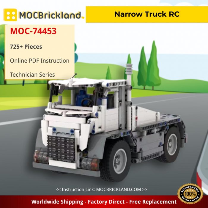 Technic MOC-74453 Narrow Truck RC by _ME_ MOCBRICKLAND