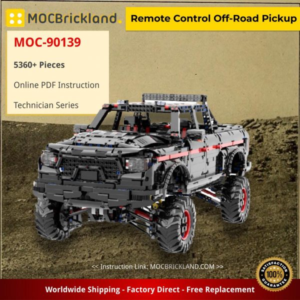 technic moc 90139 remote control off road pickup mocbrickland 6372