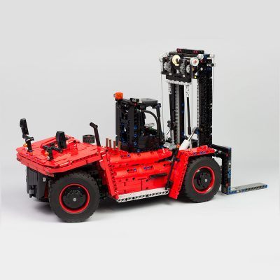 technic moc 27807 42082 model d heavy forklift truck by nico71 mocbrickland 2095