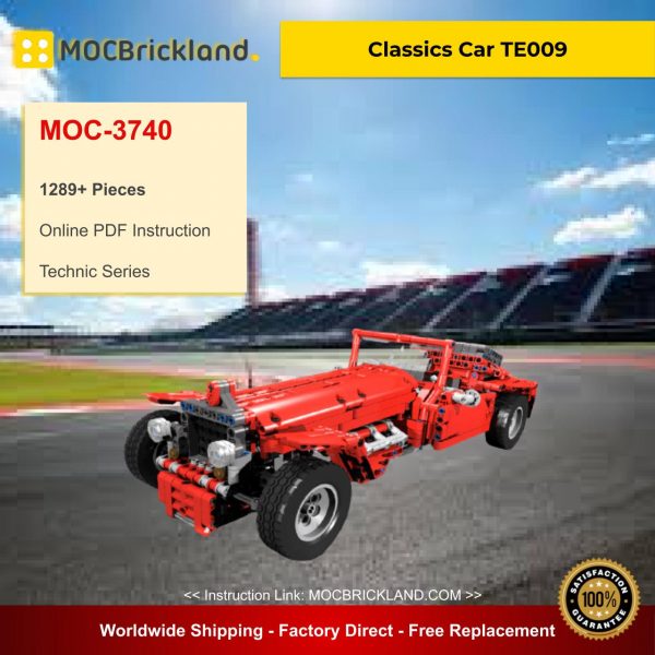 technic moc 3740 classics car te009 by technicbasics mocbrickland 3330