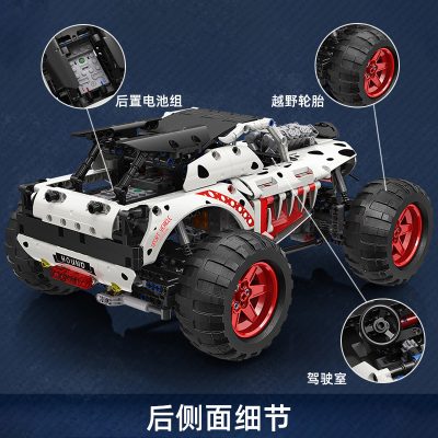 technic moyu my88006 dalmatian monster truck with 987 pieces 5639