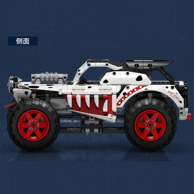 technic moyu my88006 dalmatian monster truck with 987 pieces 5663