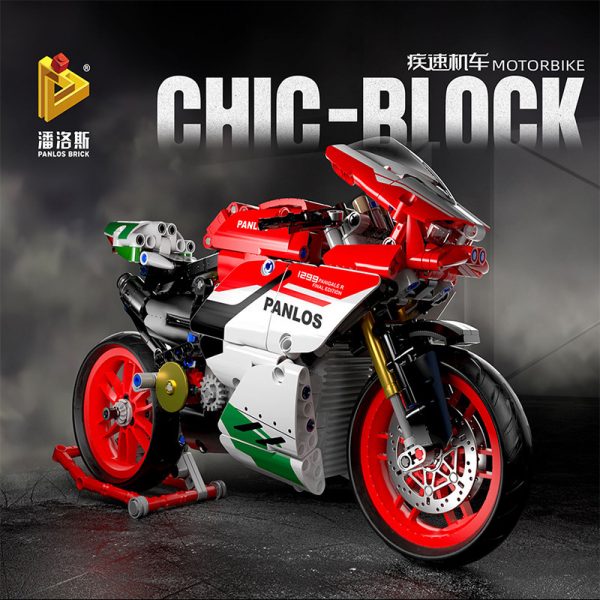 technic panlos 672001 chic block motorbike ducati 1299 3655