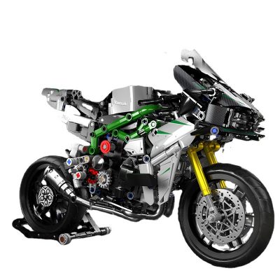 technic panlos 672003 chic block motorbike kawasaki ninja 5301