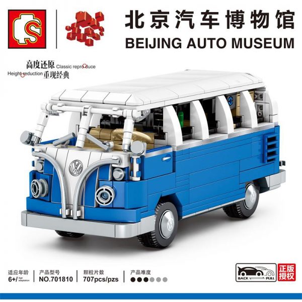 technic sembo 701810 beijing automobile museum volkswagen t1 7957