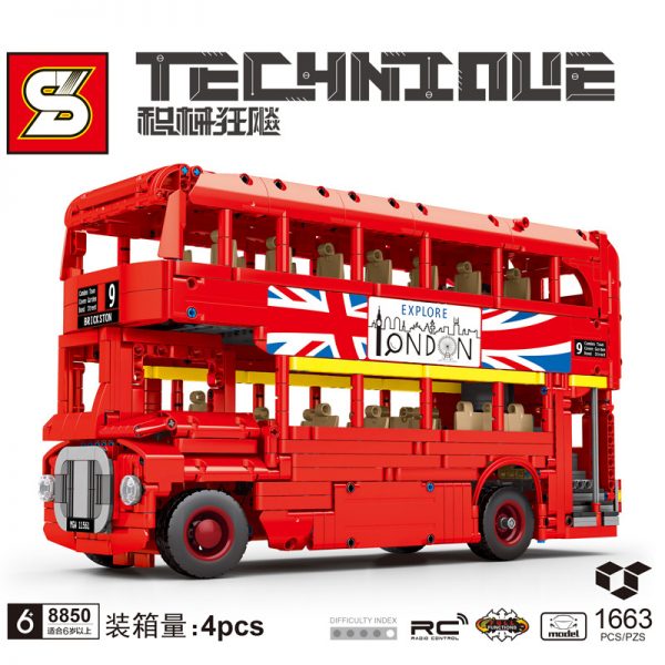 technic sy 8850 london bus with motor 7668