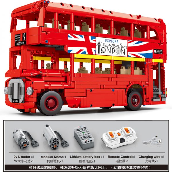 technic sy 8850 london bus with motor 8082