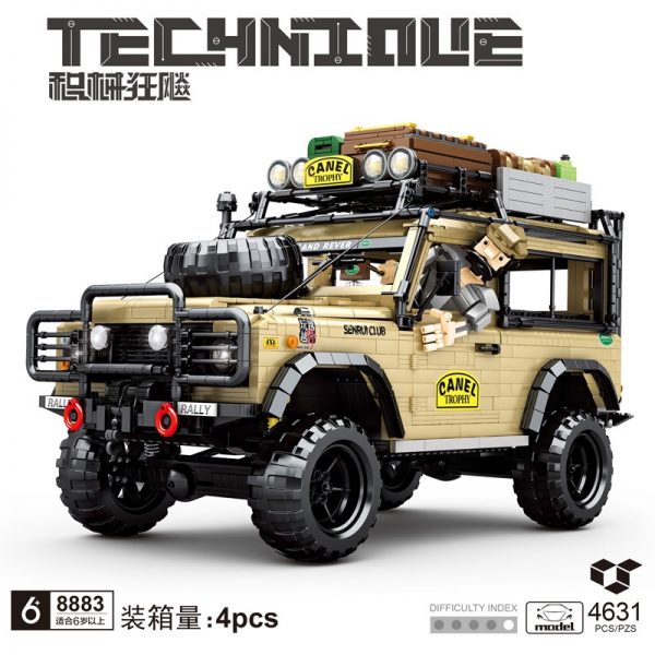technic sy 8883 land rover camel cup mountain buggy off road car 1955