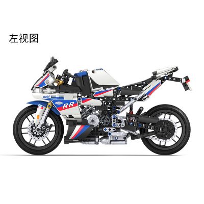 technic winner 7054 racing motorcycle rr s1000 with 819 pieces 7684