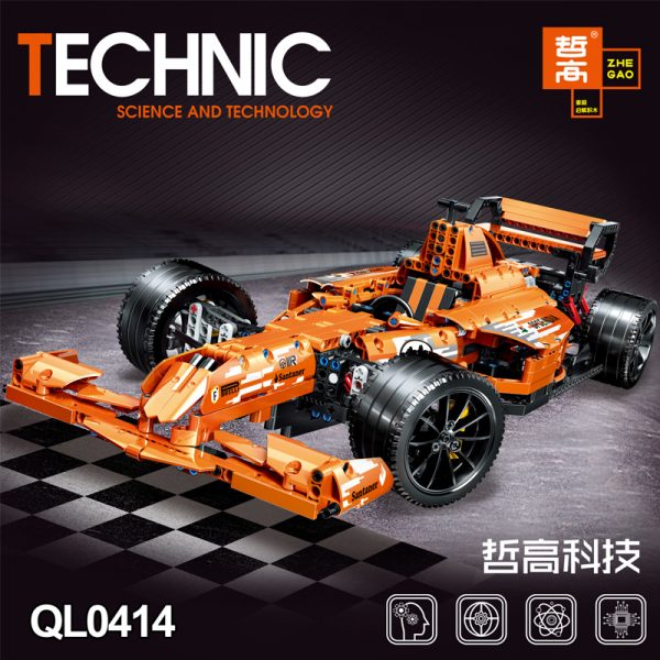 technic zhegao ql0414 formula 1 racing car 6021