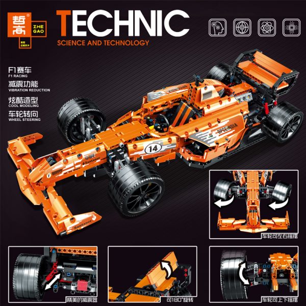 technic zhegao ql0414 formula 1 racing car 6585