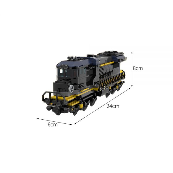 technician moc 22940 train engine version heritage by moclife mocbrickland 2107