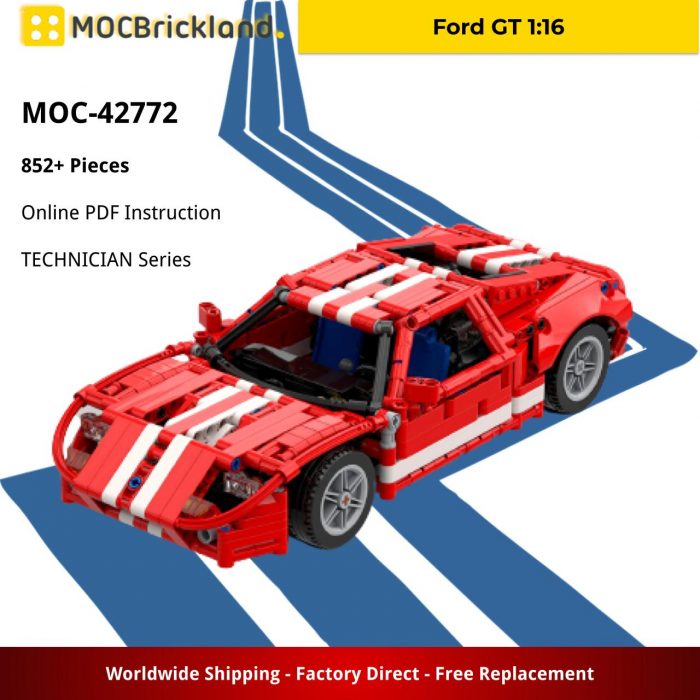 TECHNICIAN MOC-42772 Ford GT 1:16 MOCBRICKLAND