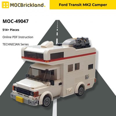 technician moc 49047 ford transit mk2 camper by maxra mocbrickland 5407