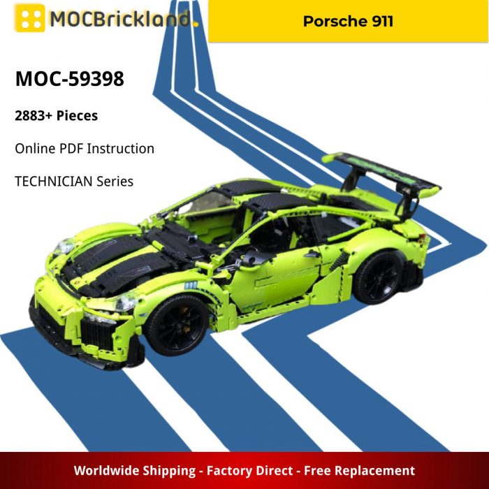 TECHNICIAN MOC-59398 Porsche 911 GT2RS MOCBRICKLAND