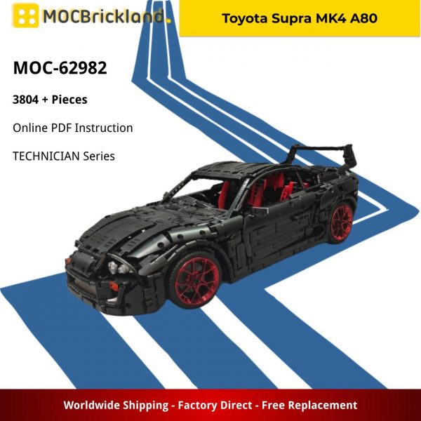 technician moc 62982 toyota supra mk4 a80 by thematiss56 mocbrickland 8721
