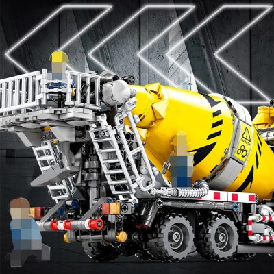 technician sembo 703941 cement mixer construction truck 3156