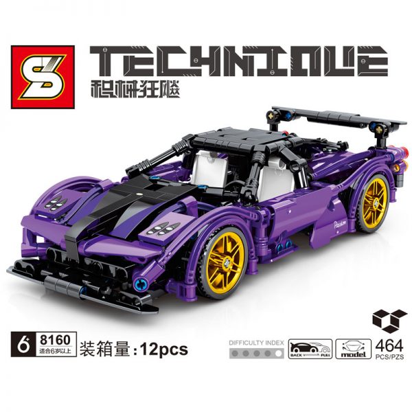 technician sy 8160 purple super car 8861