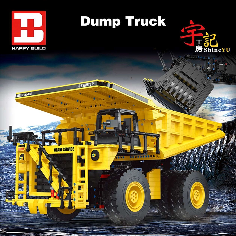 TECHNIC Happy Build YC22005 Shine YU Dump Truck 1:37