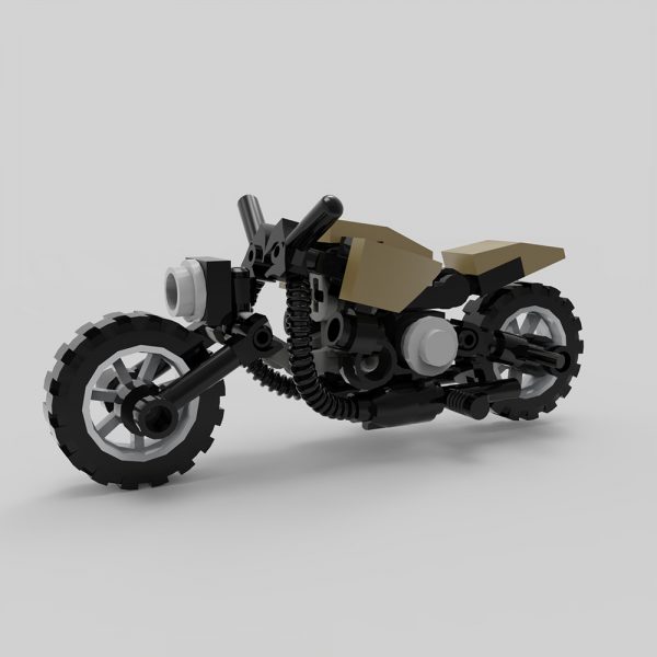 MOCBRICKLAND MOC 103498 Minifigure Scale Motorcycle 1