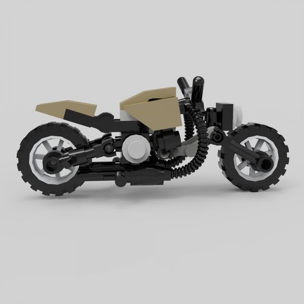 MOCBRICKLAND MOC 103498 Minifigure Scale Motorcycle 7