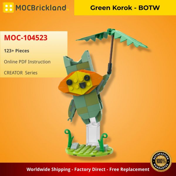 MOCBRICKLAND MOC 104523 Green Korok BOTW 2
