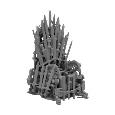 MOCBRICKLAND MOC 34452 Iron Throne Game of Thrones 3
