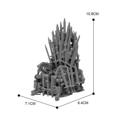 MOCBRICKLAND MOC 34452 Iron Throne Game of Thrones 6