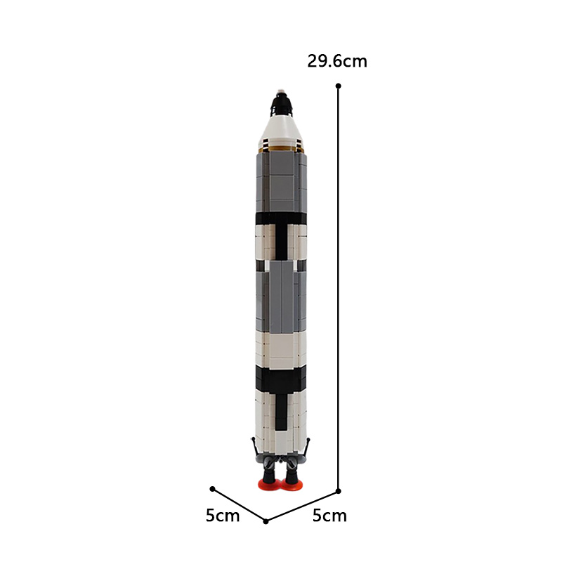 SPACE MOC-34453 Gemini Titan Rocket (Saturn V scale) MOCBRICKLAND