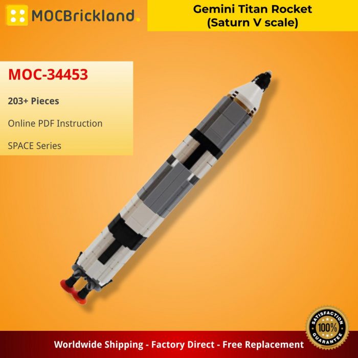 SPACE MOC-34453 Gemini Titan Rocket (Saturn V scale) MOCBRICKLAND