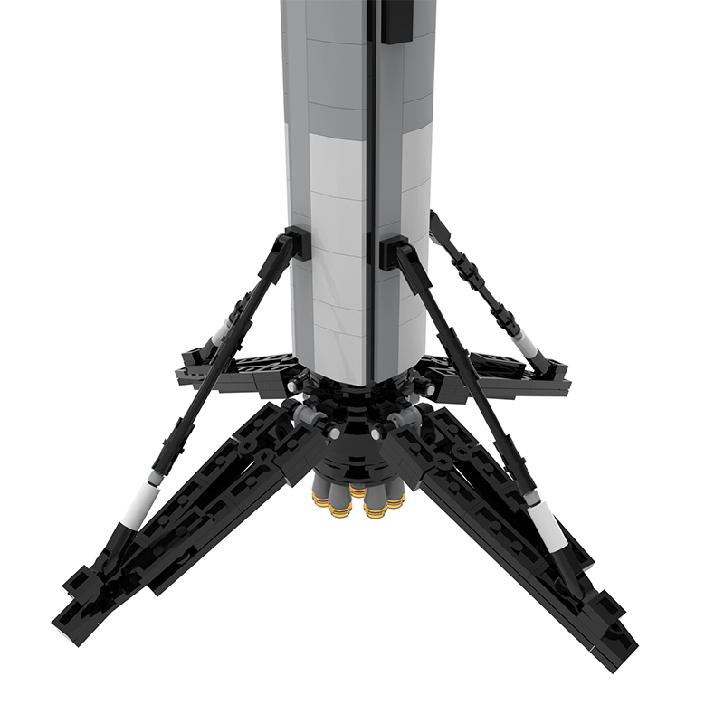 SPACE MOC-41953 Ultimate Space X Falcon 9 [1:110 scale] MOCBRICKLAND