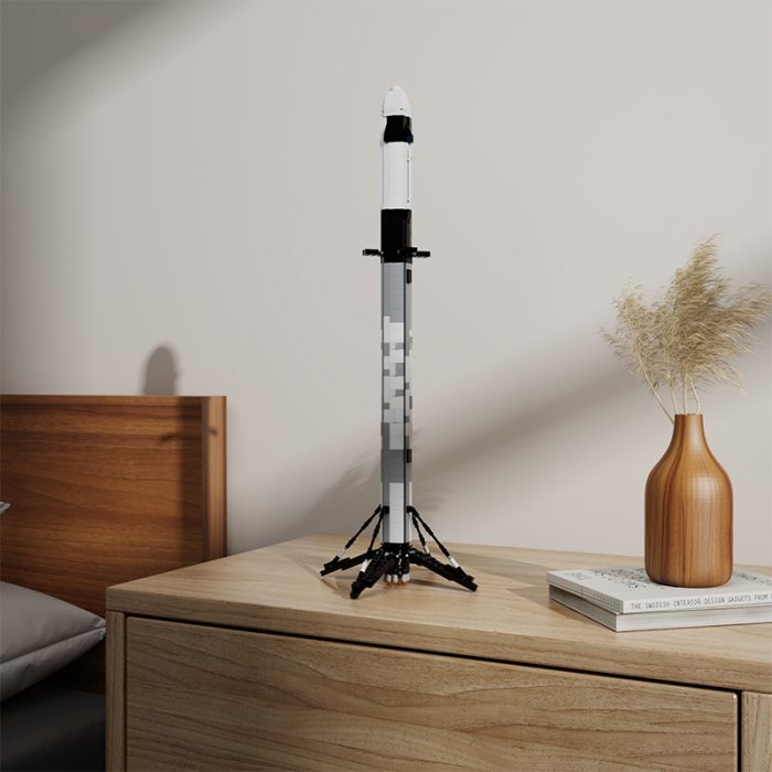 SPACE MOC-41953 Ultimate Space X Falcon 9 [1:110 scale] MOCBRICKLAND