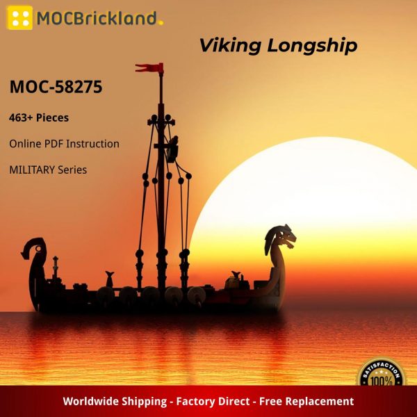 MOCBRICKLAND MOC 58275 Viking Longship 2