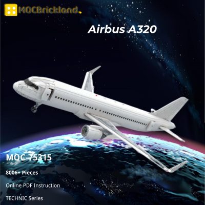 MOCBRICKLAND MOC 75315 Airbus A320