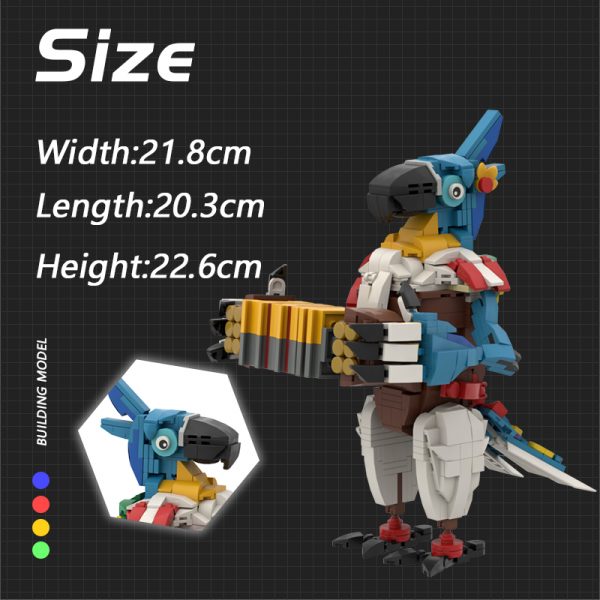 MOCBRICKLAND MOC 89636 Birdman Kass The Legend of Zelda 4