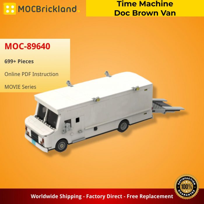 MOVIE MOC-89640 Time Machine Doc Brown Van MOCBRICKLAND