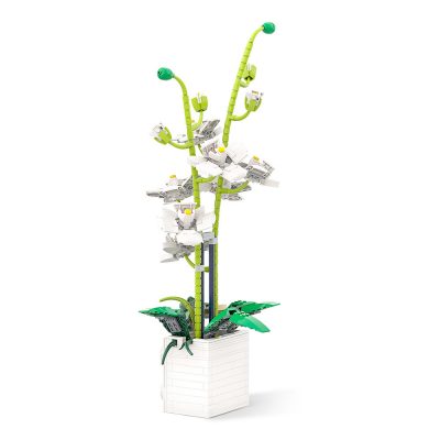 MOCBRICKLAND MOC 896459 Phalaenopsis Bonsai 3