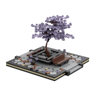 MOCBRICKLAND MOC 896460 Small Potted Two Color Flower 3