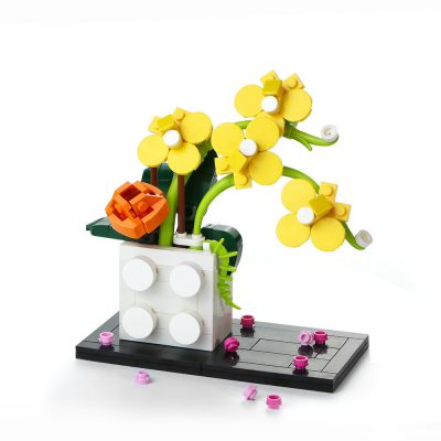 MOCBRICKLAND MOC 896461 Queen of Orchid Phalaenopsis 2