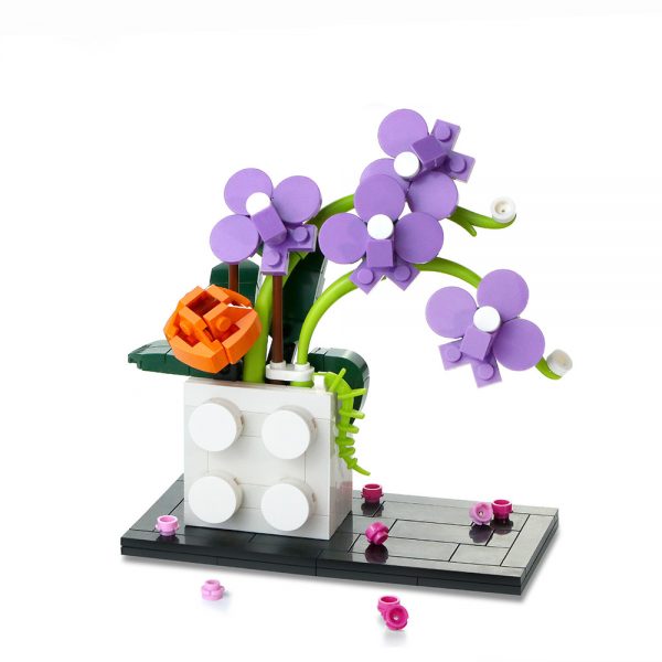 MOCBRICKLAND MOC 896461 Queen of Orchid Phalaenopsis 3
