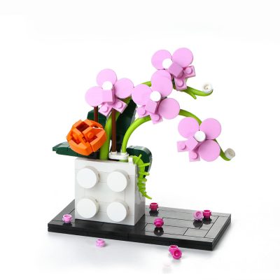 MOCBRICKLAND MOC 896461 Queen of Orchid Phalaenopsis 5